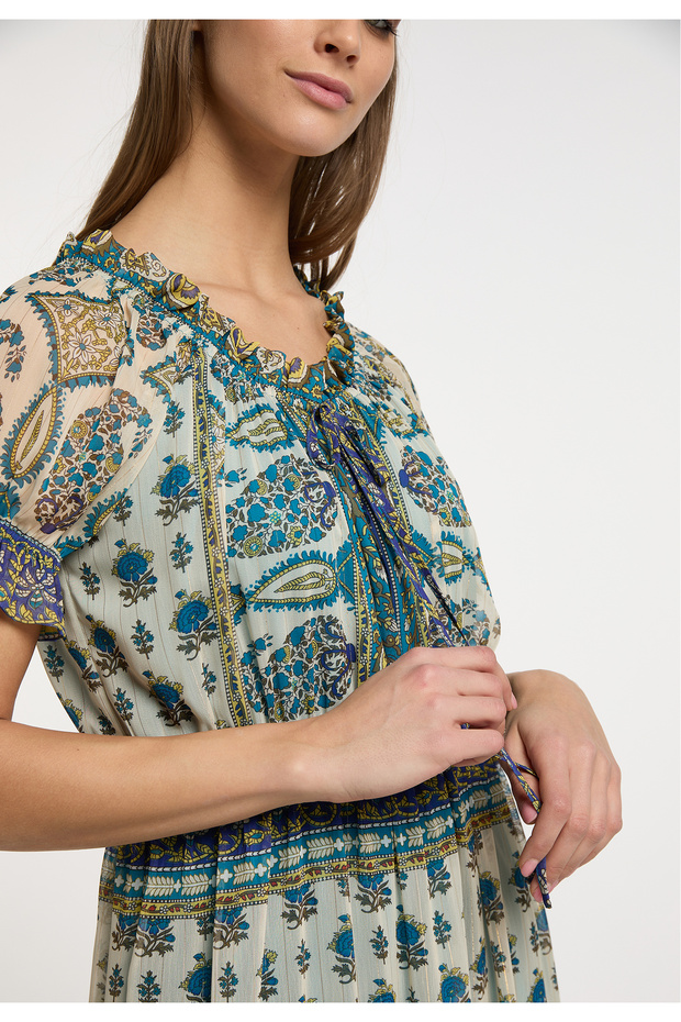 Maxikleid mit Allover-Print - 5