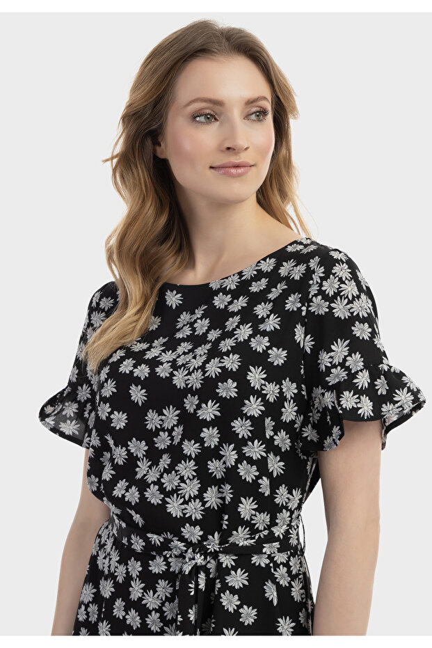 Midikleid mit Rüschen - 5