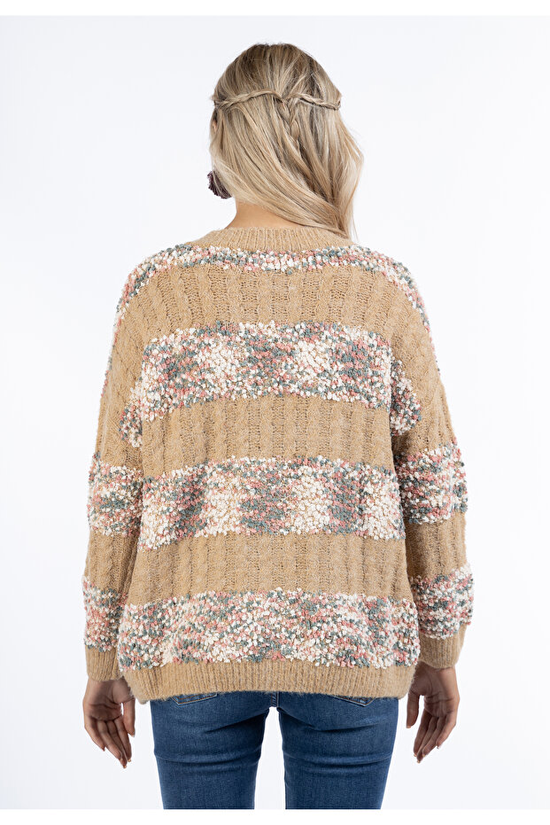Damen Strickjacke mit Knöpfen - 4