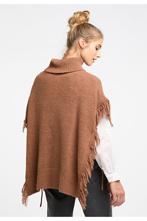 Strick Poncho - 4