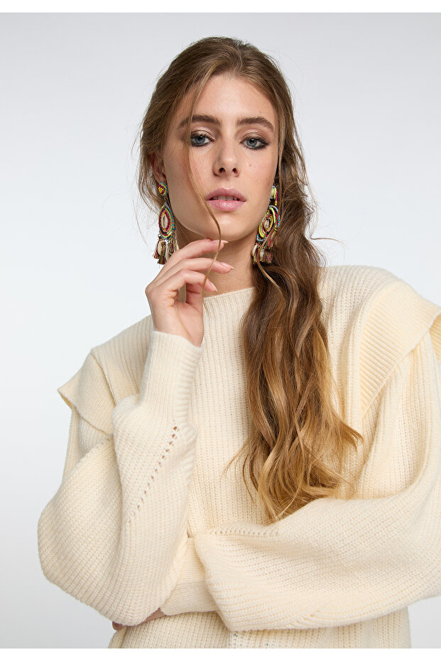 Grobstrick Pullover - 5