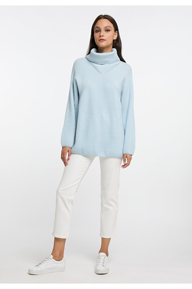 Strick Rollkragenpullover - 1