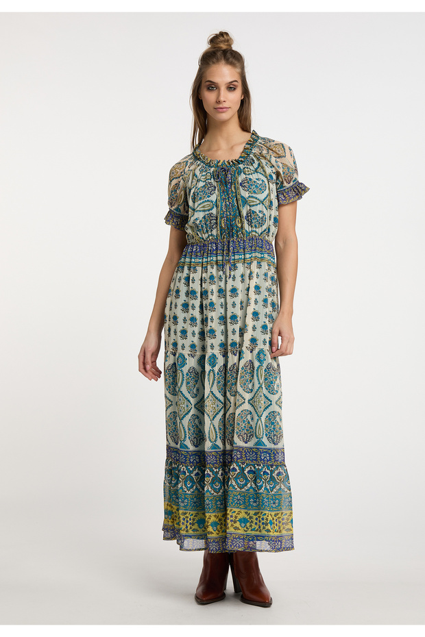 Maxikleid mit Allover-Print - 2