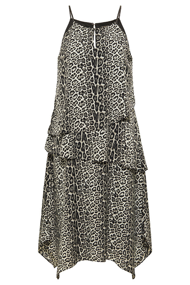 Kleid mit Leoprint - 2