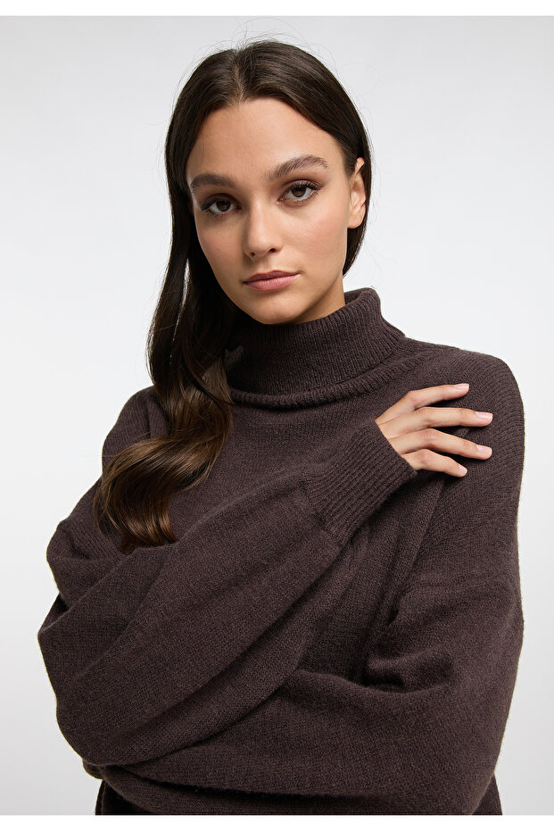 Strick Rollkragenpullover - 5