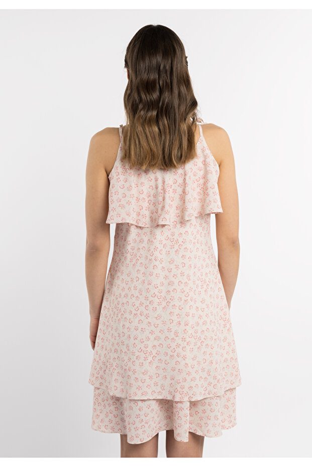 Kleid mit Volant - 4