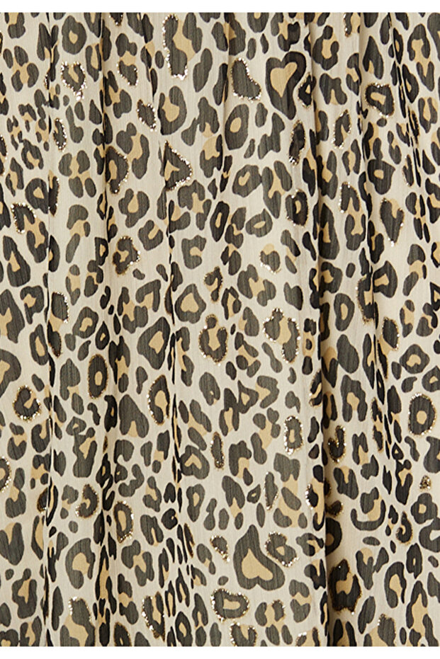Minikleid mit Leoprint - 6