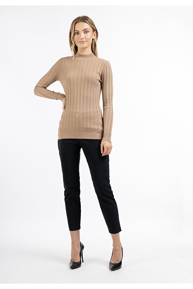 Strick Rollkragenpullover - 1