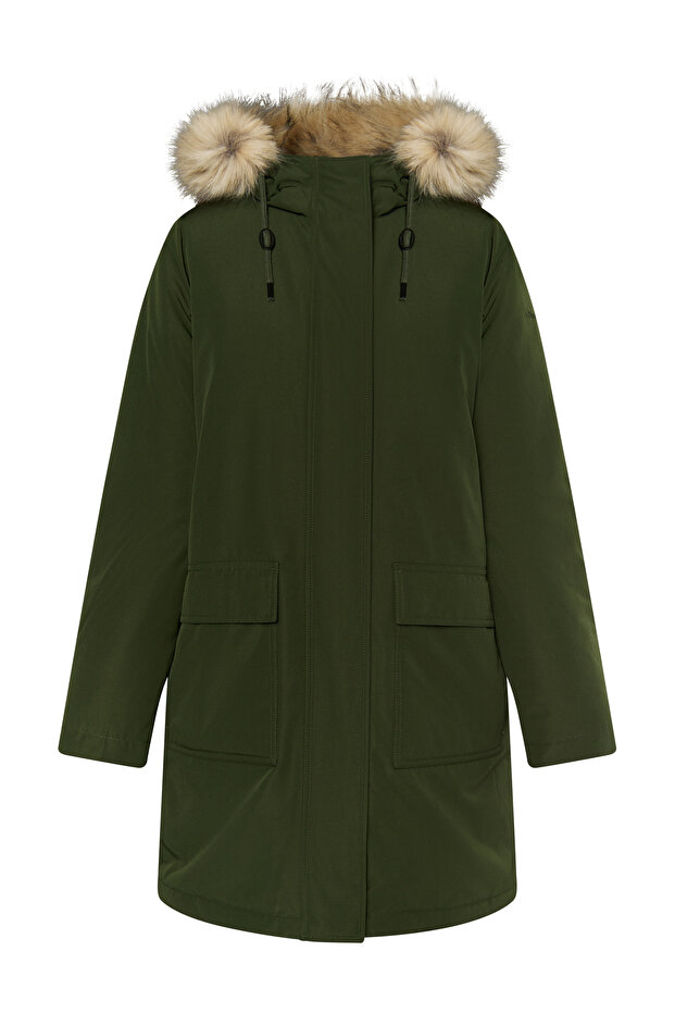 Winterparka mit Kunstfell - 2