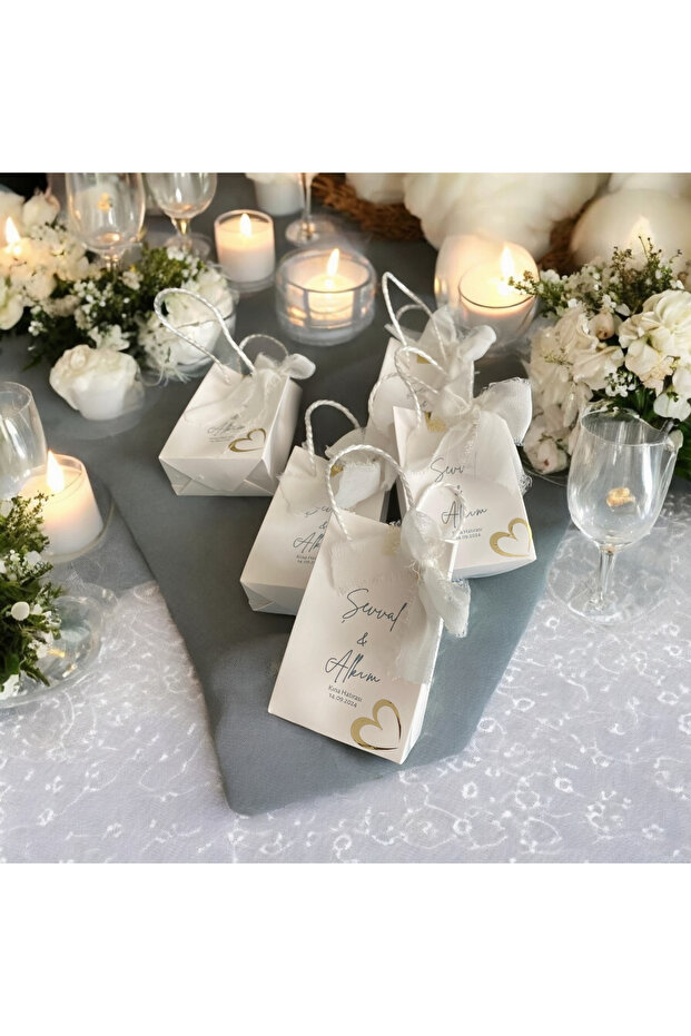 Baskılı Mini Karton Çanta (25 AD) - 5