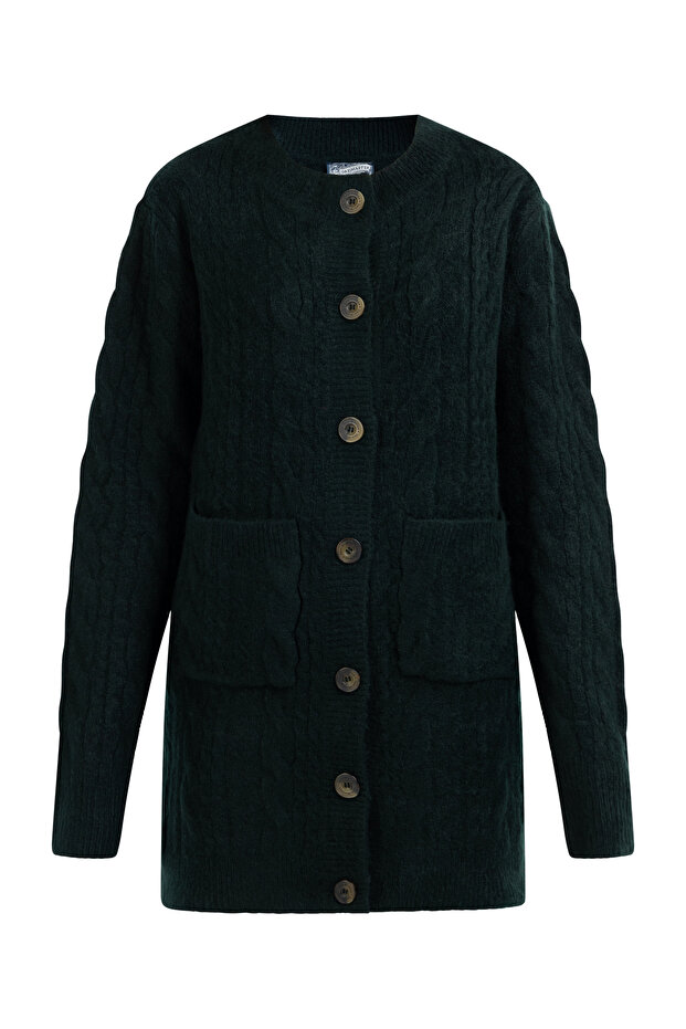 Strickjacke mit Knöpfen - 2