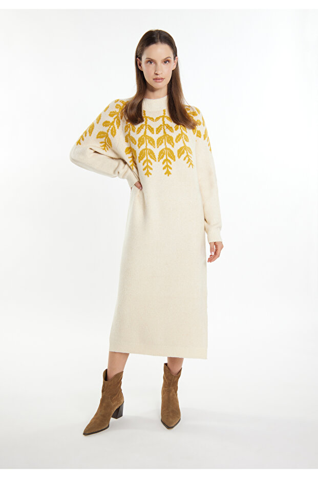 Maxi Strickkleid - 1