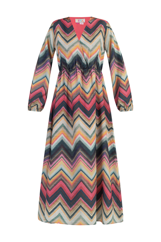 Maxi Langarmkleid - 3