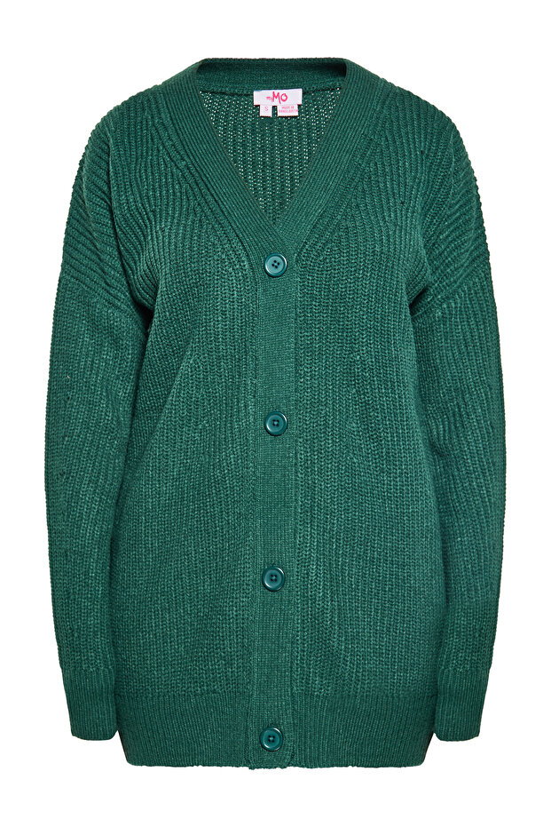 Oversize Strickjacke - 1