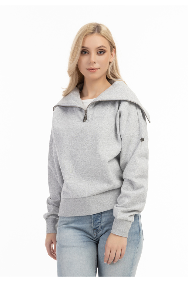 Oversize Troyer-Sweater - 3
