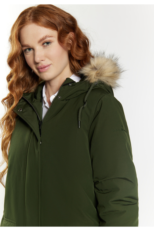 Winterparka mit Kunstfell - 5