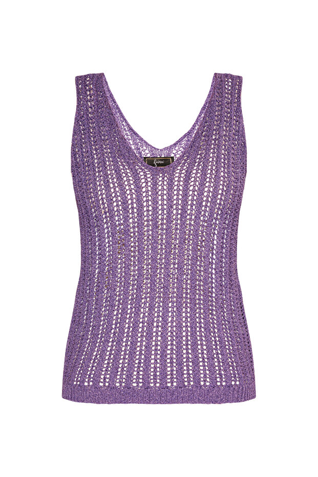 Stricktop mit Effektgarn - 2