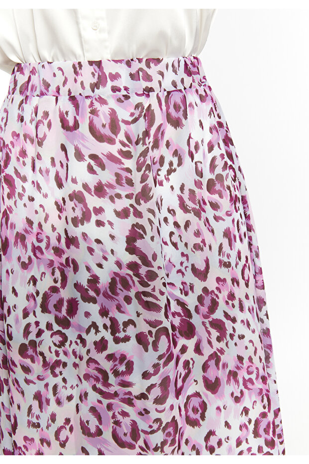 Rock mit Leoprint - 5