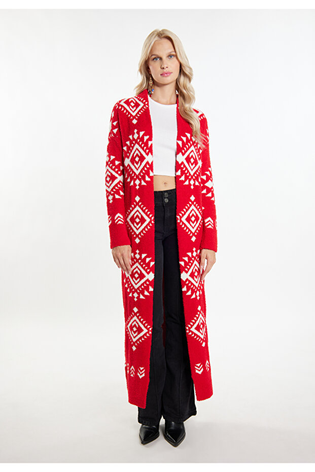 Lange Strickjacke - 4
