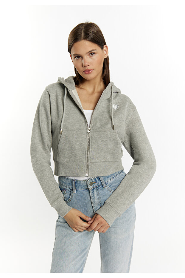 Zip Hoodie cropped - 3