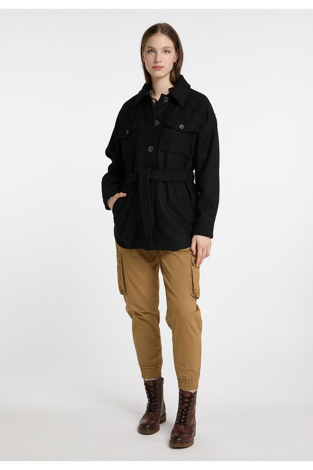 Übergangsjacke aus Wollgemisch