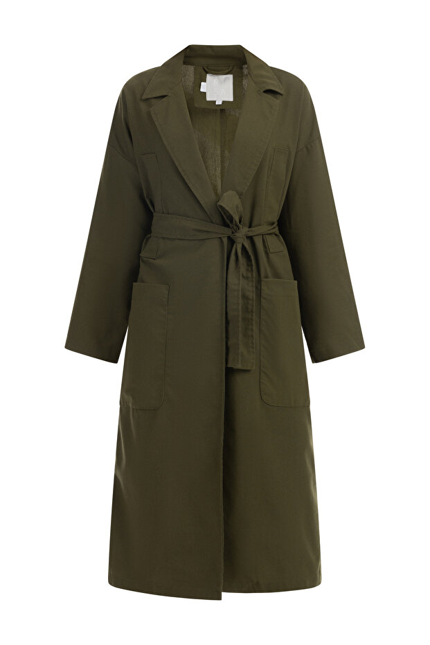 Trenchcoat mit Taillengürtel - 2