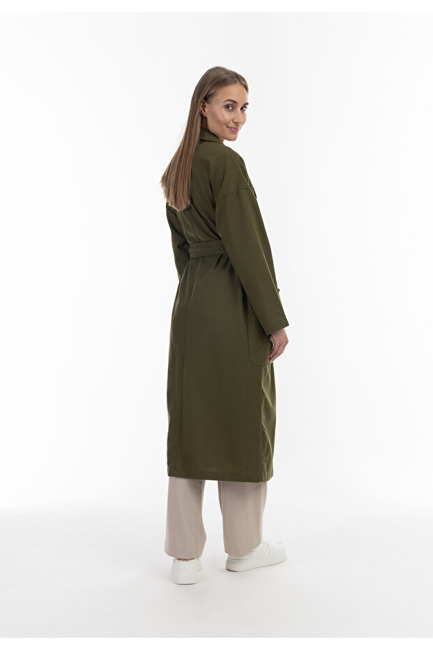 Trenchcoat mit Taillengürtel - 4