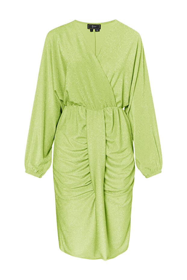 Abendkleid mit Glanzgarn - 3