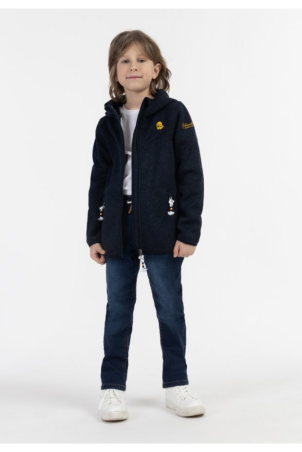 Strickfleecejacke für Kinder