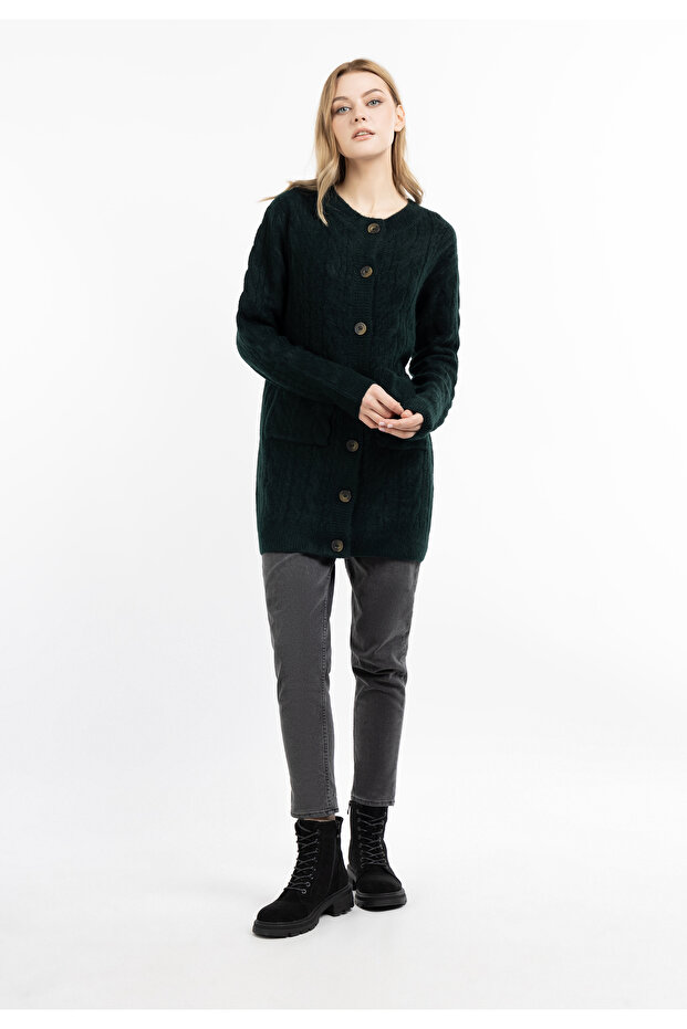 Strickjacke mit Knöpfen - 1