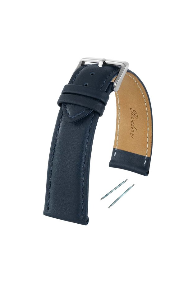 R4106S Roder Leather Strap XL - D.Blue - 18mm