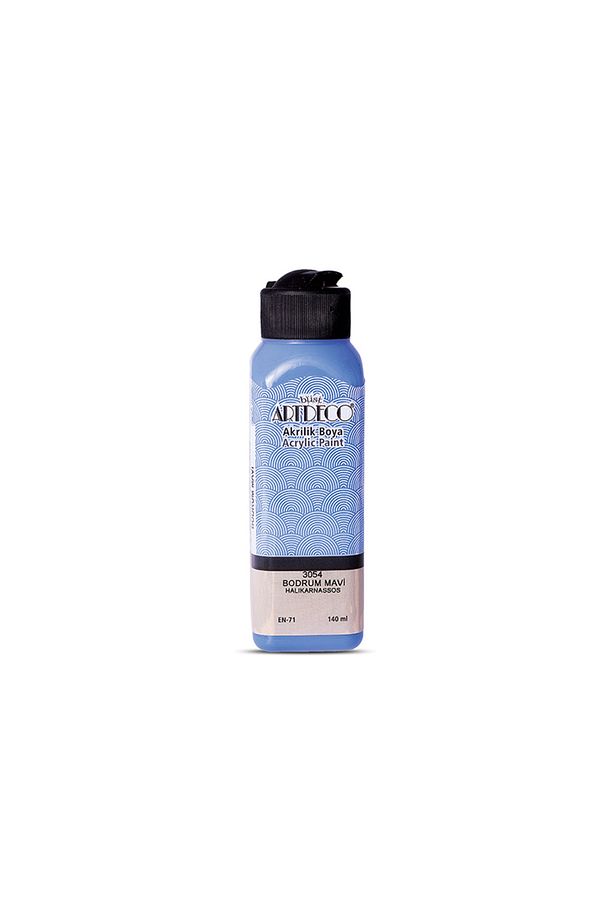 Akrilik Boya 140ml Bodrum Mavi 3054 - 1