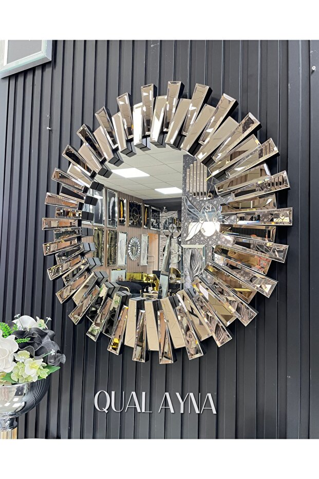 BRONZ AYNALI PİYANO MODEL AYNA - 4