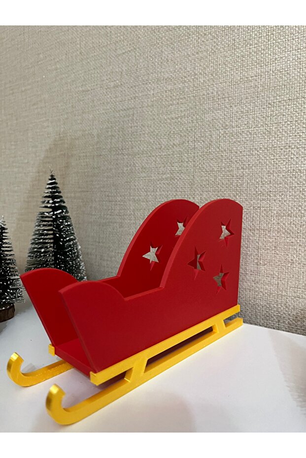 Noel, Yılbaşı Temalı Kızak Peçetelik - 4