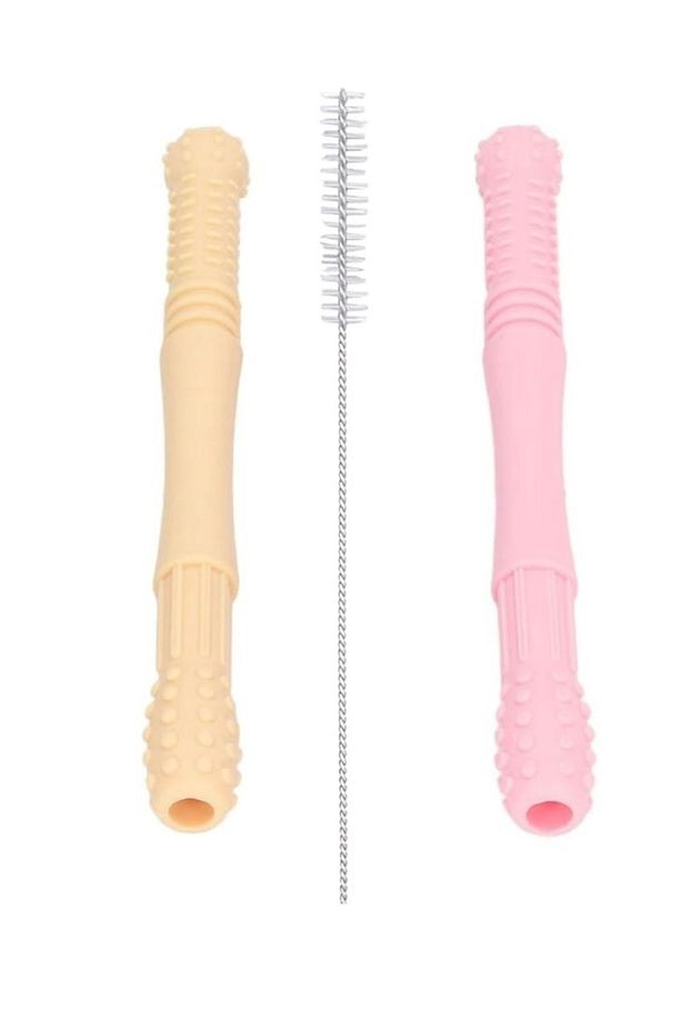 5 li set - Duyusal Diş Kaşıyıcı-Oral Motor Terapi-Oral Keşif-Dişlik-Çiğneme Tüpü- Beslenme Tüpü - 4