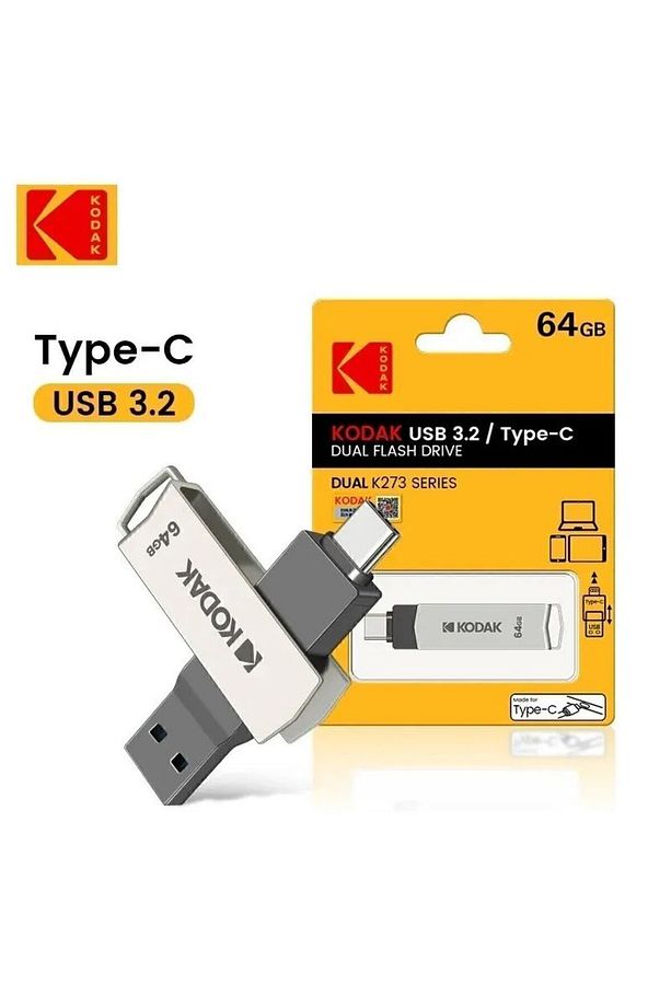 64gb. K273 Type-c Ve Usb 3.2 Süper Hızlı Type-c Girişli Tüm Telefonlara Iphone 15/16serisine Uygun - 7