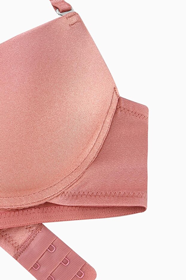 Luna Tak-çıkar Askılı Mikro Sütyen - Soft Push Up, Yarı Dolgulu - Basic - 2533 - Gül Kurusu - 4