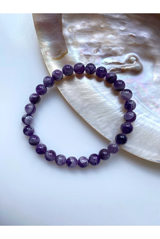 Amethyst Natural Stone Bracelet 6mm