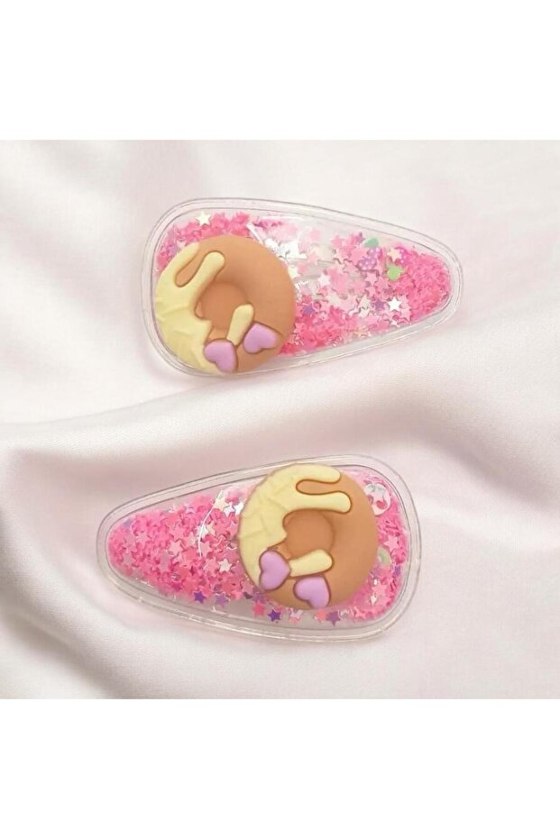 مشبك مشبك منقوش على شكل دونات - 1