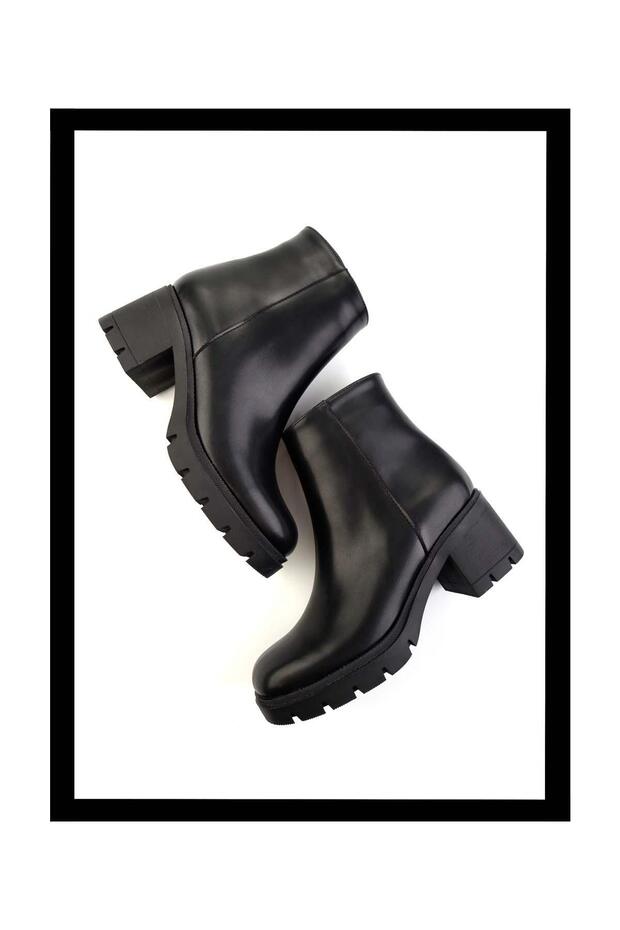 Siyah  Kadın Bot & Bootie K02015012009 - 1