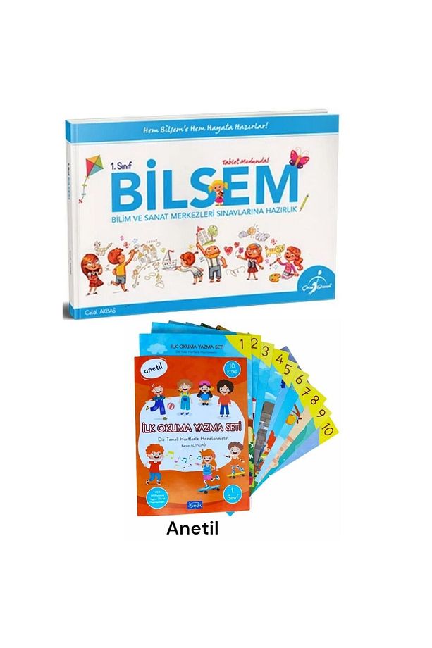 Tablet Modunda Bilsem Hazırlık Kitabı 1. Sınıf -  İlk Okuma Yazma Seti Anetil 2'li Set - 1