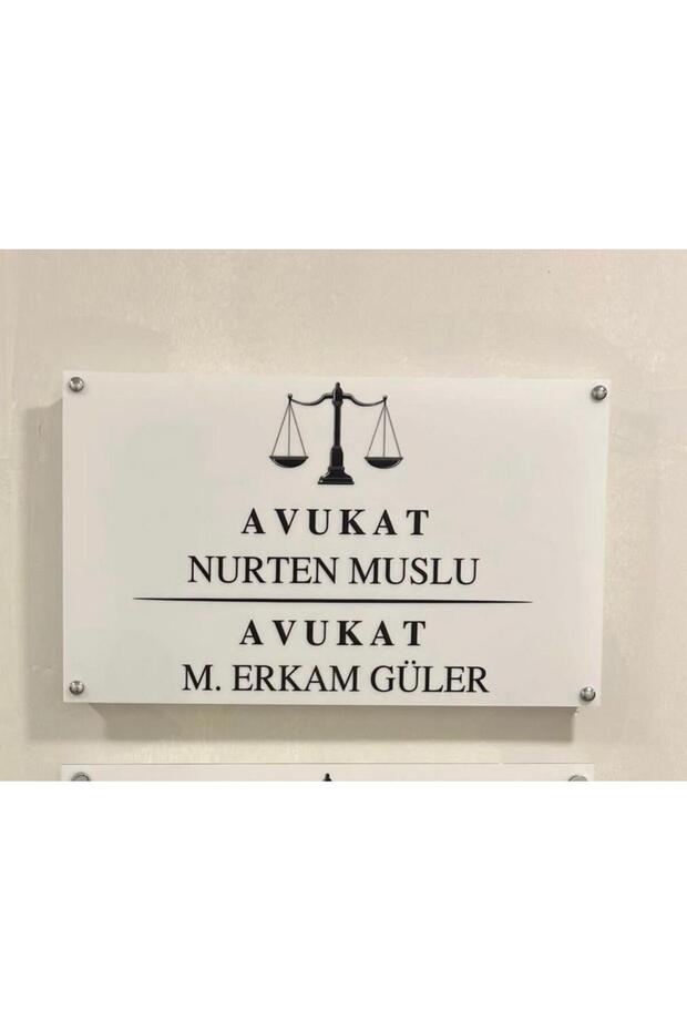 Kapı Levhası, Ofis Tabelası, Kapı Isimliği, Pleksi Tabela - 1