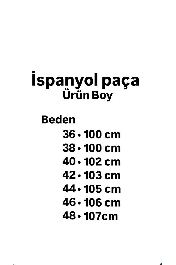 Yüksek Bel Çımalı Likralı  Toparlayıcı İspanyol Pantolon - 4