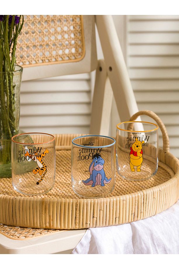 LCWK Winnie The Pooh Baskılı Cam Bardak 3'lü 280 Ml - 3