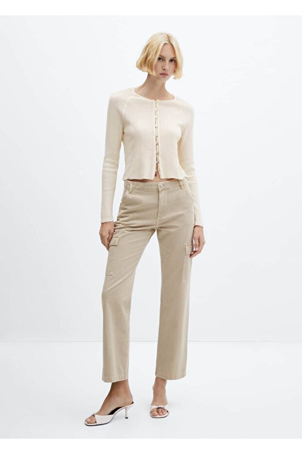 Cepli kargo jean pantolon - 2