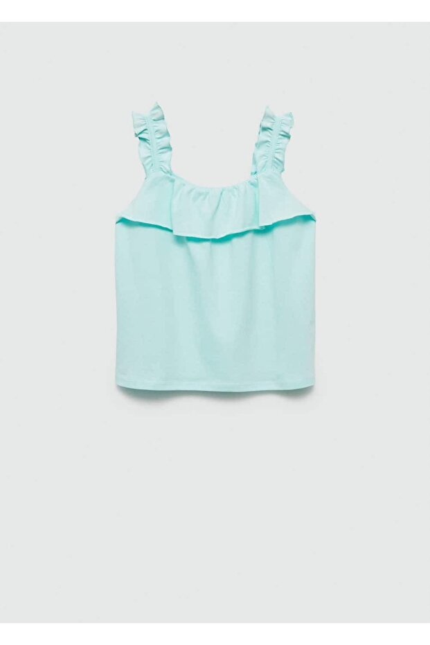 Pamuklu Askılı Tişört - 2