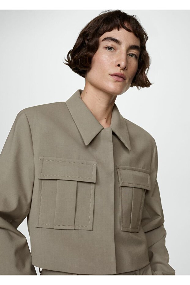 Cepli kısa ceket - 7