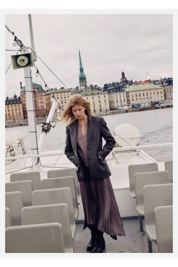 Düzensiz Pilili Etek - 8