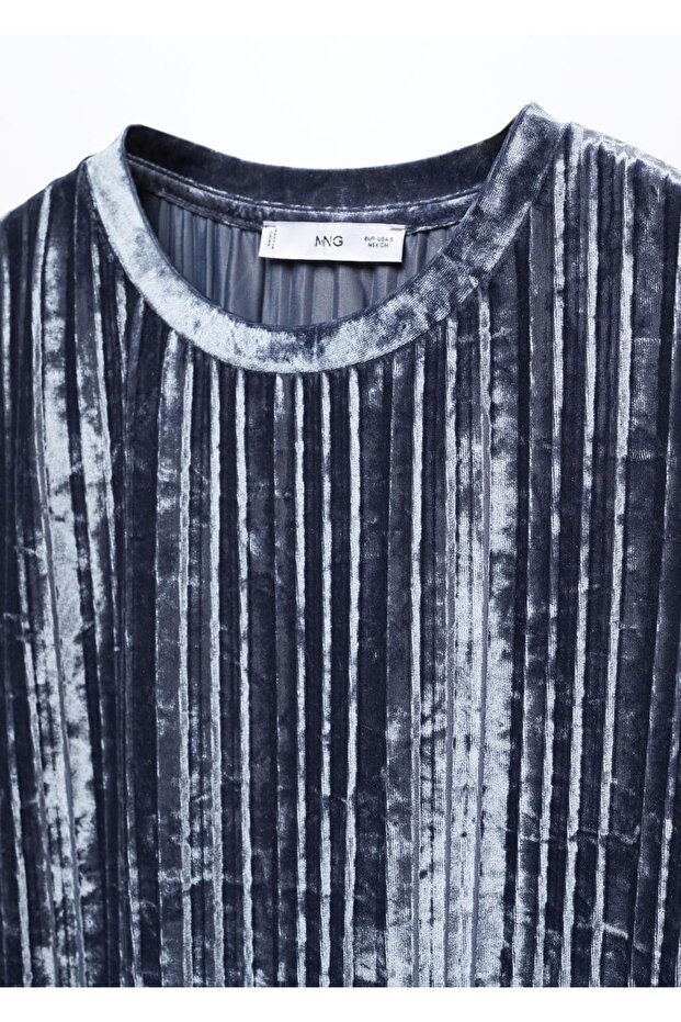 Kadife Pilili Tişört - 5