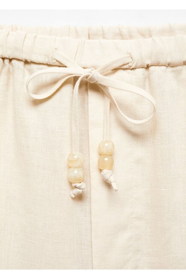 Keten jogger pantolon - 5